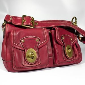 Coach Legacy 12868 Red Vachetta Leather Bag